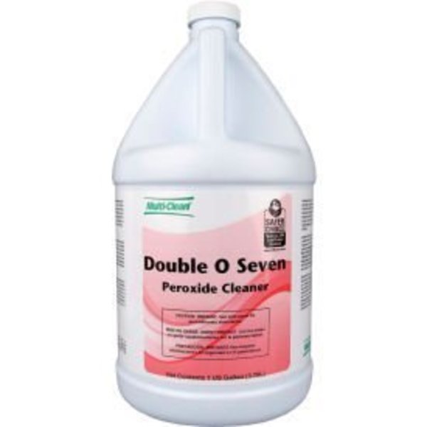 Multi-Clean Div Of Minuteman Intl Multi-Clean® Double-O-Seven Peroxide Fortified Cleaner - Orange, Gallon Bottle, 4 Bottles 902363